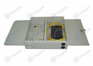 China FTTH Network Indoor Distribution Box , 12 Port ODF Fiber Optic Terminal Box Wall Mounted on sale