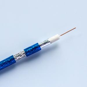 Quality 75 Ohm 64W Rg6 Satellite Cable Single Solid Anaerobic Copper for sale