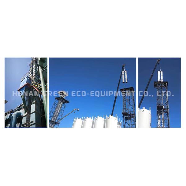 1.34m/S Belt Driven Elevator / Belt Bucket Conveyor Low Power Consumption