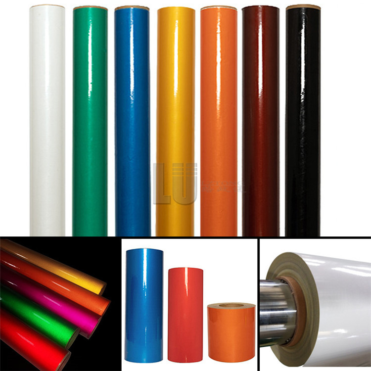 Printing PVC Glass Beads Engineer Reflective Sheeting For Traffic Signs