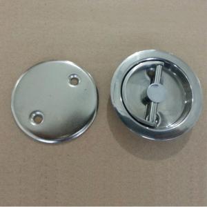 Quality Cabinet cupboard furniture recessed handle stainless steel flush ring pull for sale