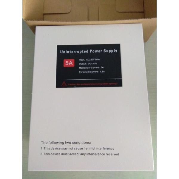 12V/5A Aluminum alloy power supply with battery backup output voltage