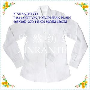 China F4844 lady fashion shirt fabric C/N spandex plain 60SX40D+20D 145X90 80GSM 57/58 on sale