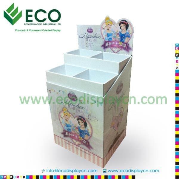 Two Traies POS Corrugated Cardboard Advertising Promotion Pallet Display