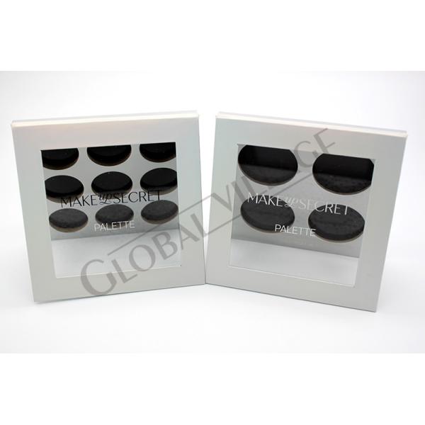 Holographic Paper Empty Magnetic Eyeshadow Palette Makeup Pan Customized