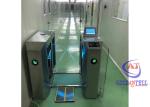 Safety Flap Turnstile Gate Access Control With LCD Screen QR Code Reader NFC