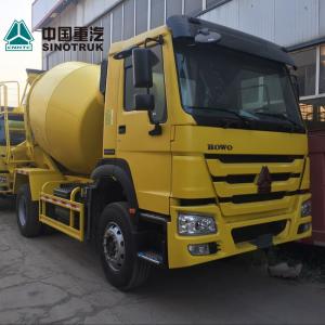 China Yellow Concrete Construction Equipment 6x4 8m3 Concrete Mixer Truck With Pump Self - Loading on sale