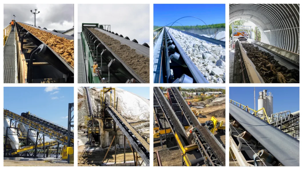 Horizontal Long-Distance Belt Conveyor System for Downhole Mining/Power Plant/Cement/Port/Chemical