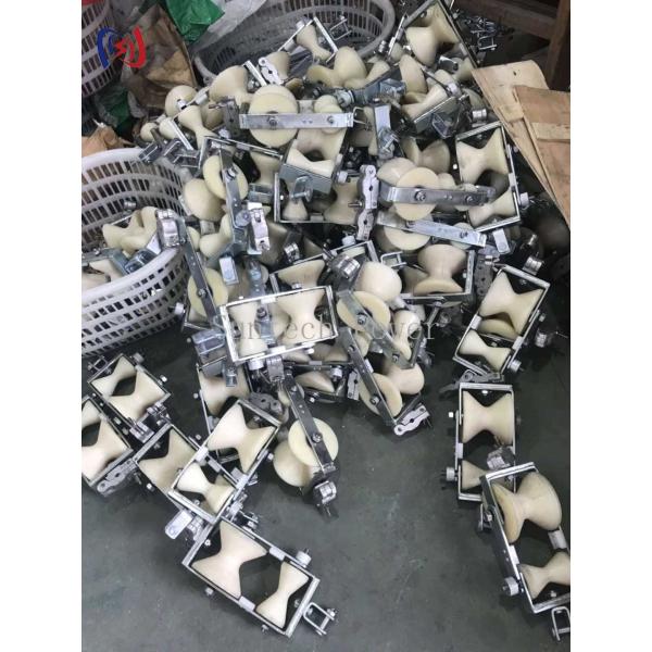 2KN Double Sheaves OPGW Stringing Tools Cable Stringing Fiber Optic Block