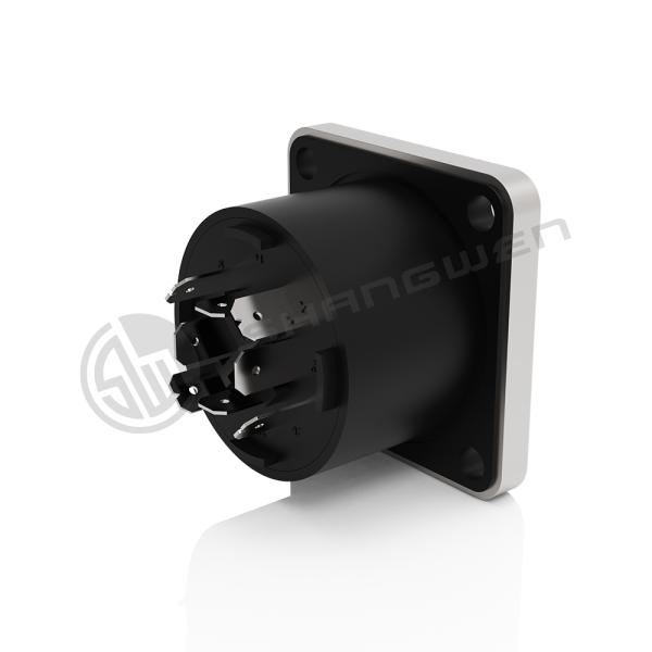 Quick Lock Rugged Durable 8 Pore 8 Pin Male Socket Chassis Speaker Connector Types