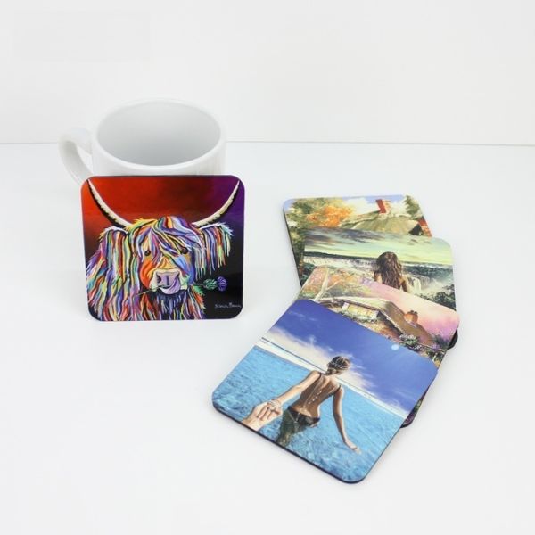 Diy Photo Printing Mdf Sublimation Coasters Custom Cork Placemats And Coasters