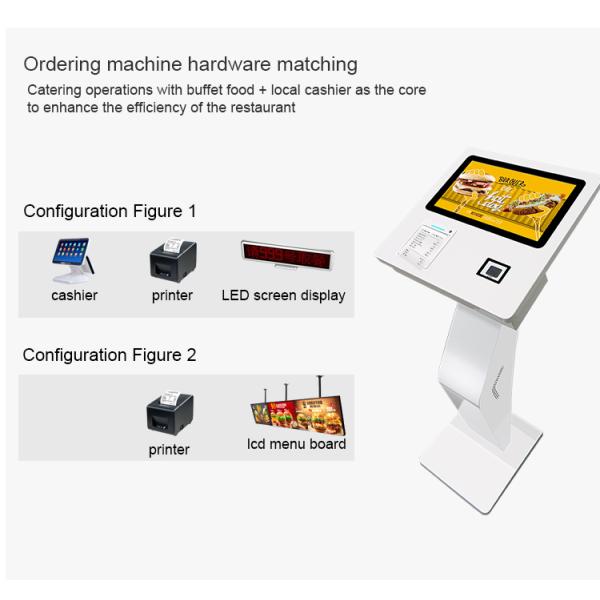 15.6" Digital Signage Self Service Bill Payment Kiosk Floor Stand Touch Screen Chain Store Restaurant Machine