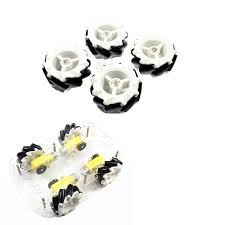 Diameter 65MM Plastic Mecanum Wheel For 4WD Intelligent Trolley Robot