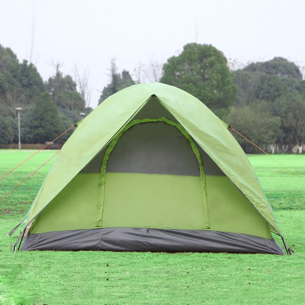 3 Person Camping Tent,Double Layer Windproof Waterproof Backpacking Tents for Hiking Travel Outdoor Beach(HT6013)