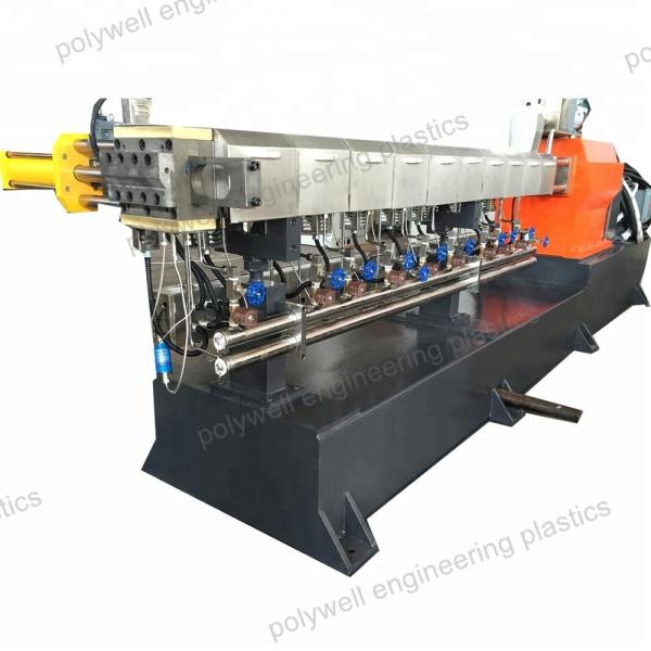 Polyamide 66 Flakes Granulator Parallel Twin Screw Extruder Machine Polyamide making extruder