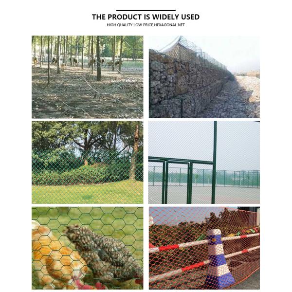 1/2" 3/4" 1" Hexagonal Galvanized Wire Mesh Rolls For Easy Installation And Cutting