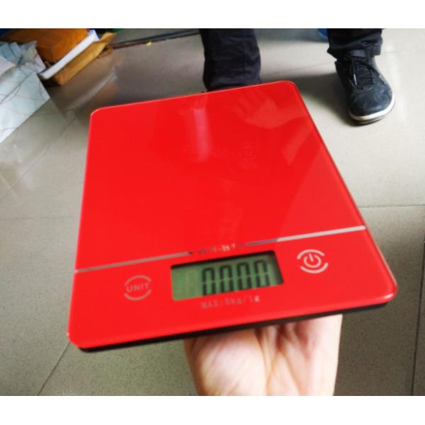 Big LCD Kitchen Electronic Scales , ABS Plastic Digital Scale For Food