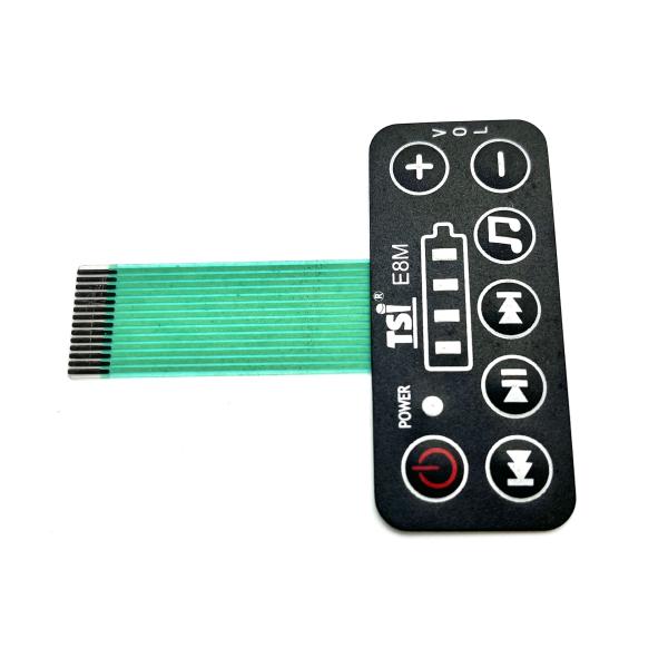 Silver Conductive Circuit Custom Membrane Keypad For Ocean Monitor