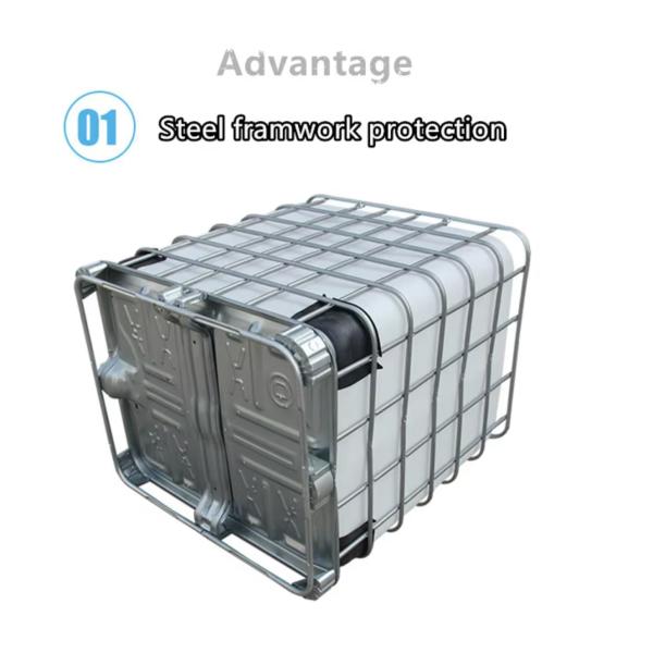 1000L HDPE Rotomolding Bulk IBC Container Mixer Tank Chemical Storage