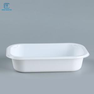 Quality 18*13*3cm Microwave Safe White CPET Trays Food Packaging for sale