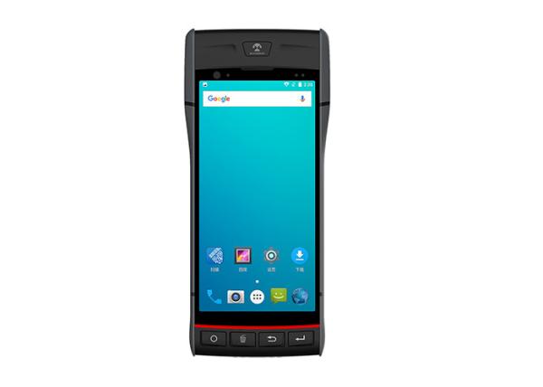 Buy Android Barcode Scanner Device with 58mm Barcode Printer Mobile Terminal Handheld 2D Pda at wholesale prices