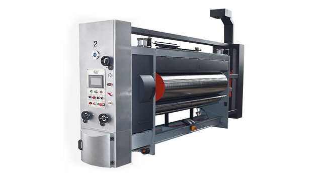 220V/380V Carton Box Flexo Printing Machine , CE Carton Printing Slotting Machine