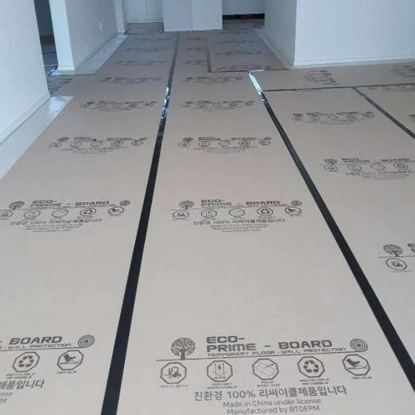 Heavy Construction Project Temporary Floor Protection Recycled Pulp 965mm*30.48m
