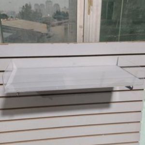 Unique Design Acrylic Floating Shelf Clear Wall Mounted Retail Shelving