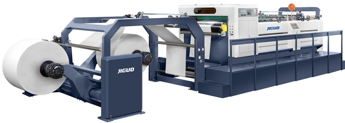JIGUO ZWC-1700-2 High Speed Roll To Sheet Paper Cutting Machine Automatic