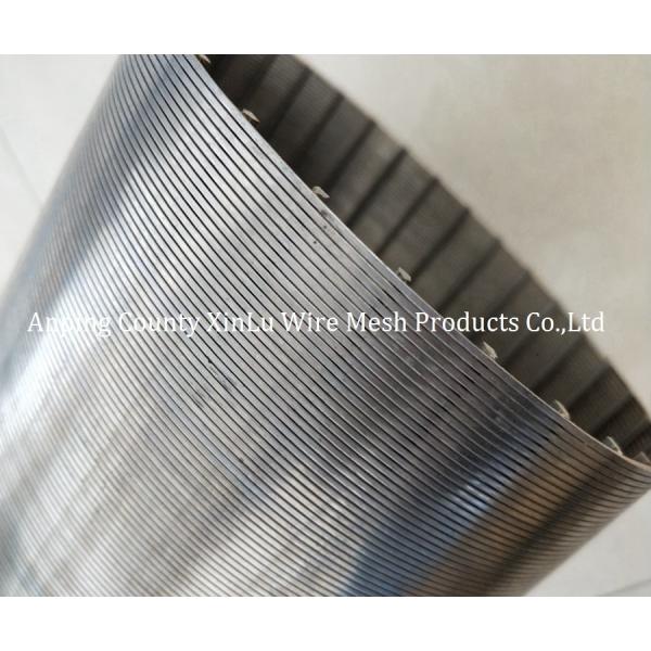 V Shape Wedge Wire Wrapped Johnson Continuous Slot Well Screen Pipe with Diameter 10-3/4" Nozzle Diameter
