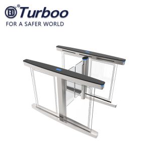 Automatic Access Control Turnstile Gate Transparent Acrylic Arm With Brushed