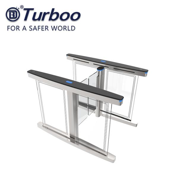 Automatic Access Control Turnstile Gate Transparent Acrylic Arm With Brushed