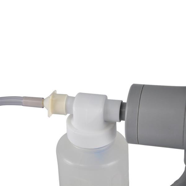 White CPR Resuscitation Mask Hand Operated Suction Manual Suction Pump Unit