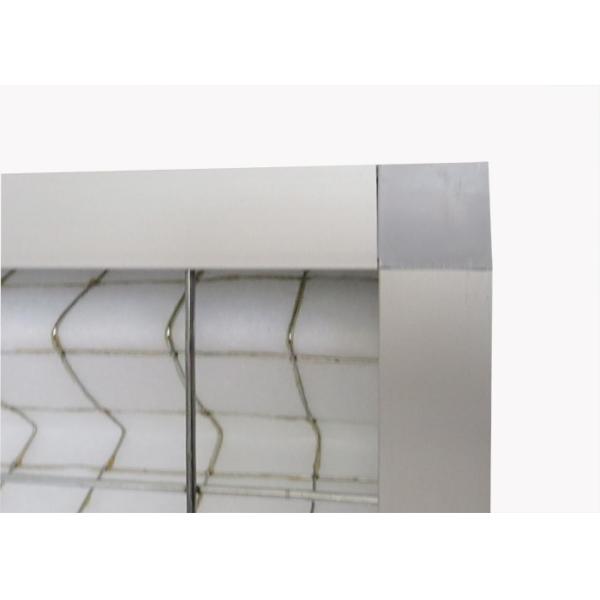 Aluminum Frame Metal Mesh Air Filters 30% 40% Efficiency Synthetic Fiber