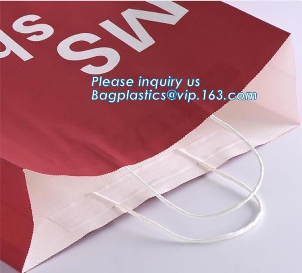 Fashionable eco-friendly white cardboard gift paper shopping packing bag,flower sweet carrier paper bag wholesale pack