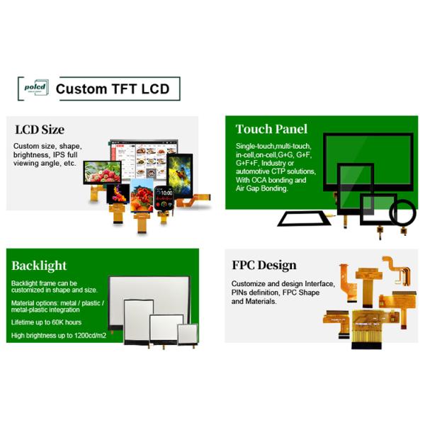 Polcd 2.4 Inch 240x320 ST7789V Mcu Interface Full Viewing Angle IPS 2.4" Tft Lcd Module