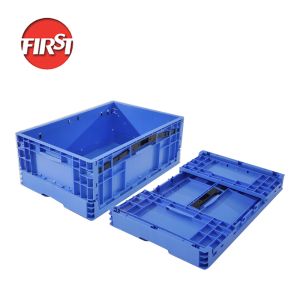 China Foldable Plastic Crate stackable moving box Durable Folding Plastic Crate For Efficient Storage And Logistics on sale