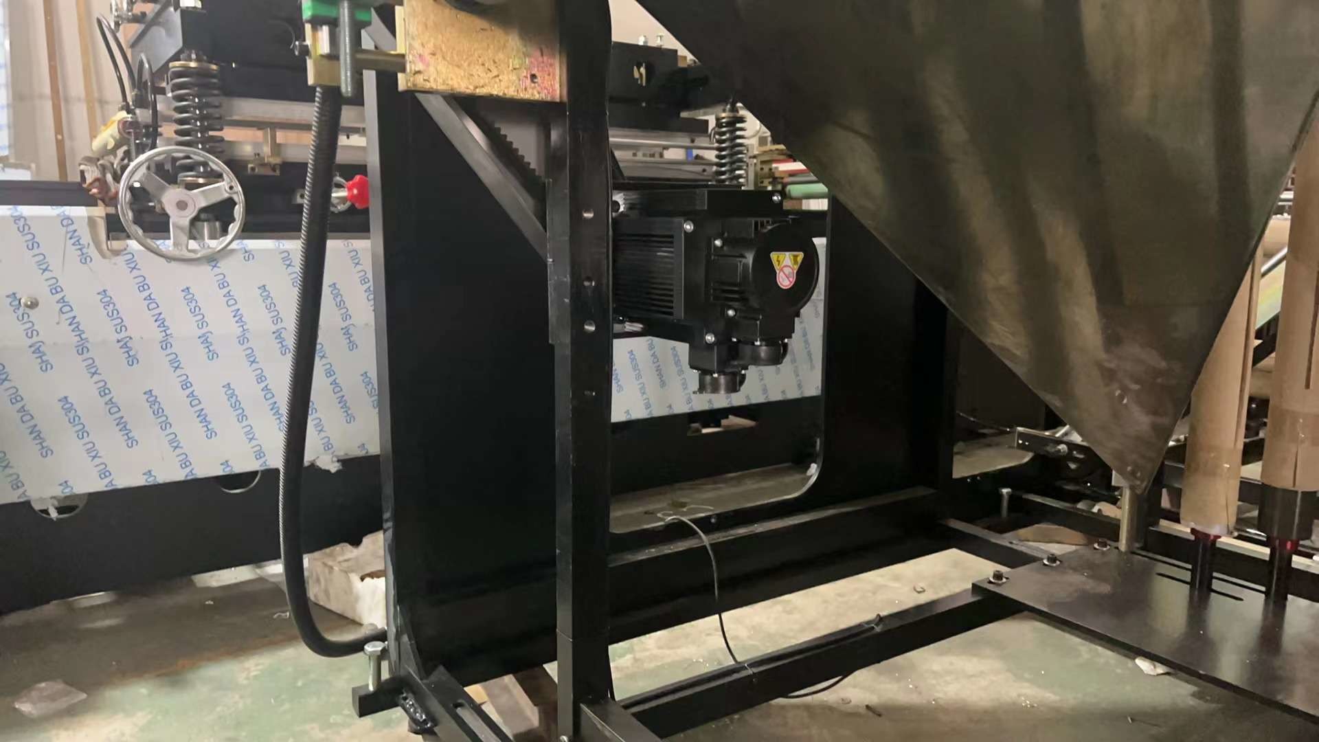 Fully Automatic Three Side Sealed &Zipper Bag / Pouch Making Machine 0.6MPa