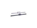 Aluminum Double Axis Roller Linear Guide Customized Linear Roller Guideways High
