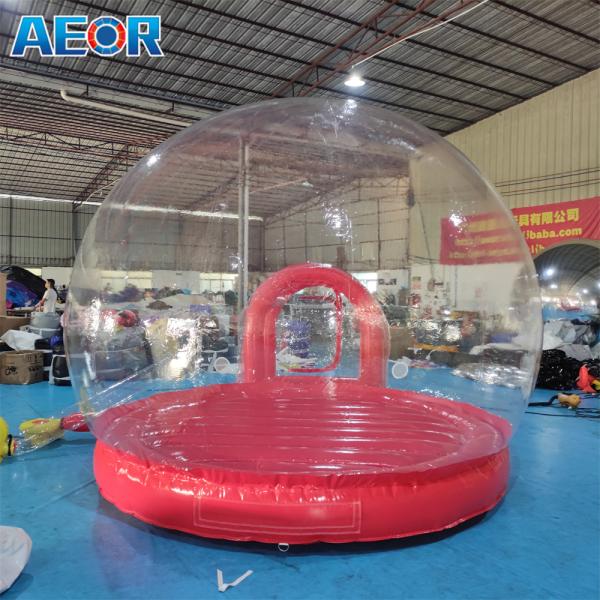 transparent inflatable bounce bubble house fun dome bubble house with balloon