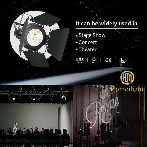 RGBW 4in1 Warm White / Cool White 100W COB LED Par Light For Indoor And Studio Theater