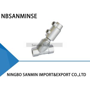 Quality JDF900 - 1 JDF900 - 2 Pneumatic Angle Seat Valve Vertical Filling Thread Connection for sale