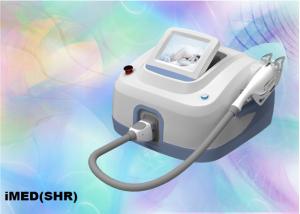 China Skin Rejuvenation Laser SSR Two Handle , Beauty Salon E-light SHR Chin Hair Removal on sale