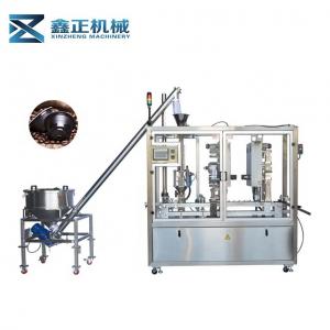 China High Efficiency Coffee Capsule Packing Machine Single Line  ±0.15g Accuracy on sale