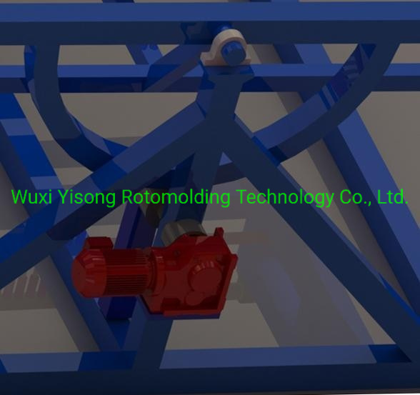 2000L Open Flame Rock And Roll Machine Rotational Molding Equipment Manufacturers