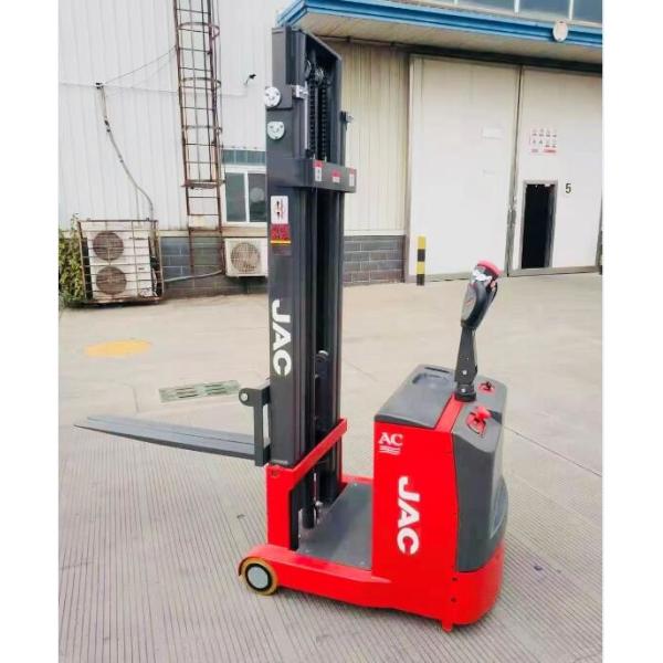 700kg Counterbalanced Semi Electric Pallet Stacker walk behind pallet lift