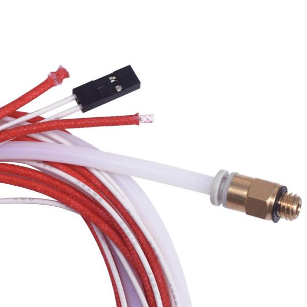 CR-10 Aluminum Heating Block Red 3D Printer Extruder Kit 12/24V 40W