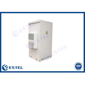 Quality 40U Galvanized Steel Outdoor Telecom Enclosure IP55 Single Wall for sale