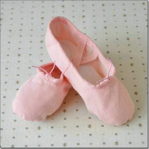 China high quality canvas fabric dance shoes practice ballet shoes with children and adult sizes on sale