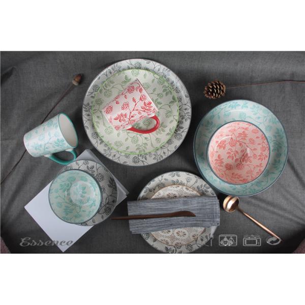 Round Shape Porcelain Dinner Plates 11" Large Pad Painted For Restaurant / Home